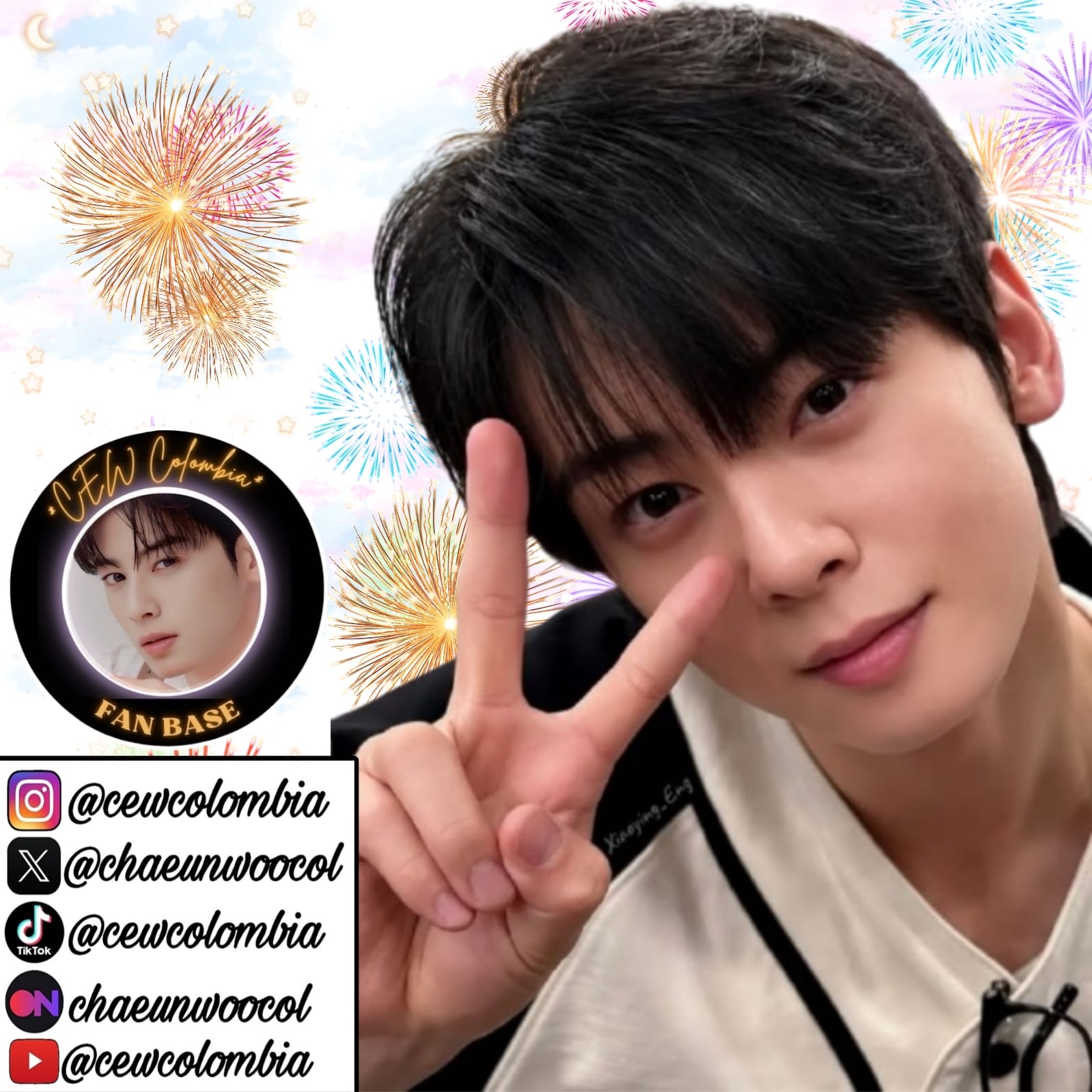 Recent activity shot of Cha Eunwoo