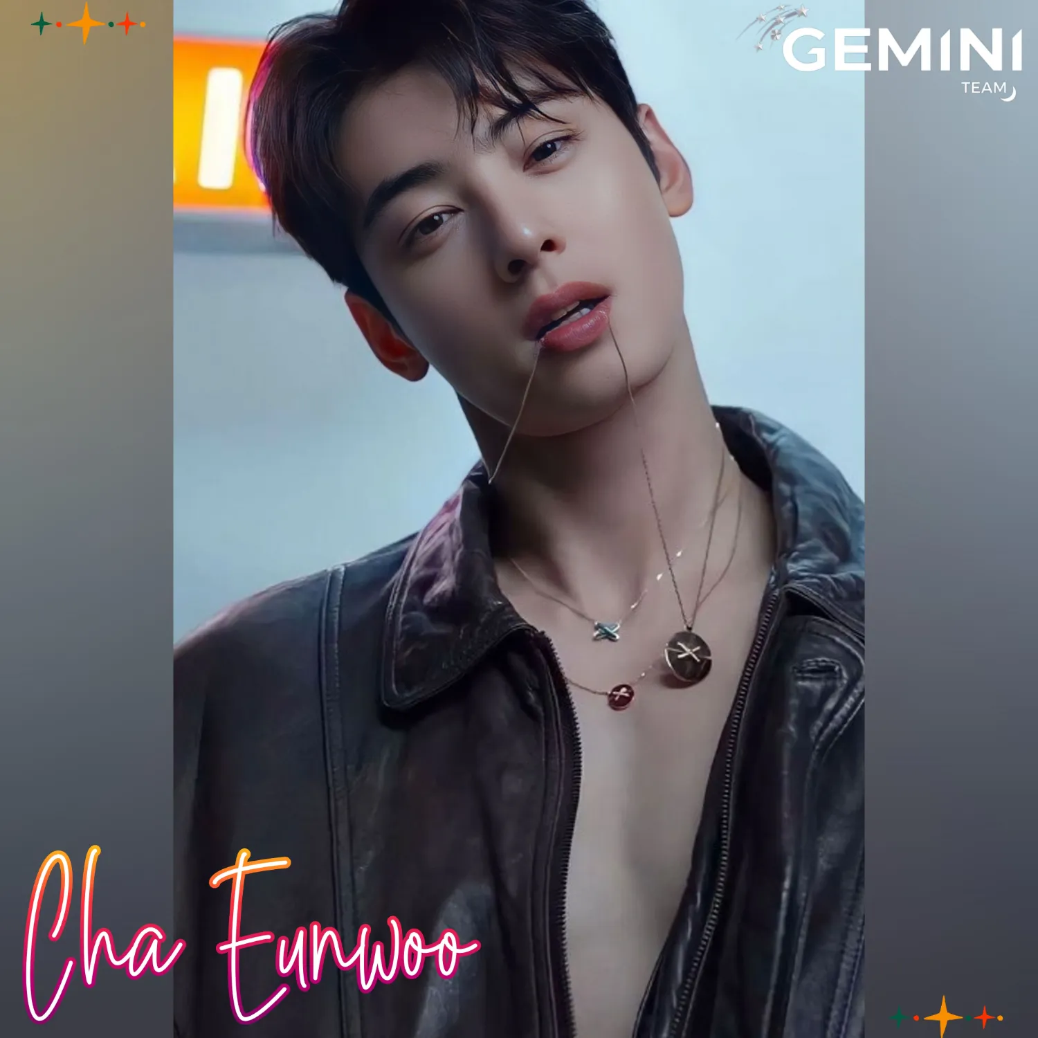 Behind-the-scenes cut of Cha Eunwoo
