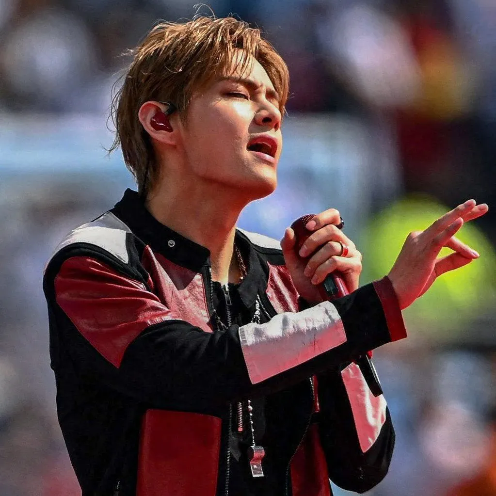 A moment captured by a fan of Kim Taehyung (V)