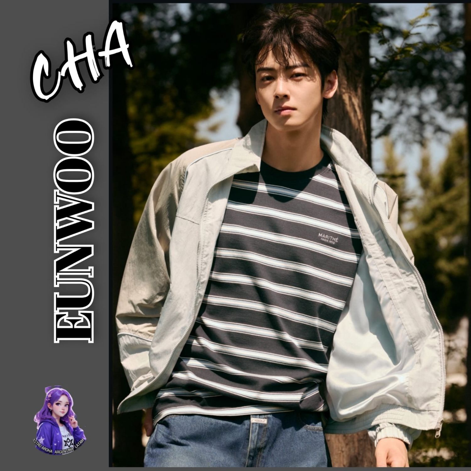 Momen yang diabadikan oleh penggemar Cha Eunwoo