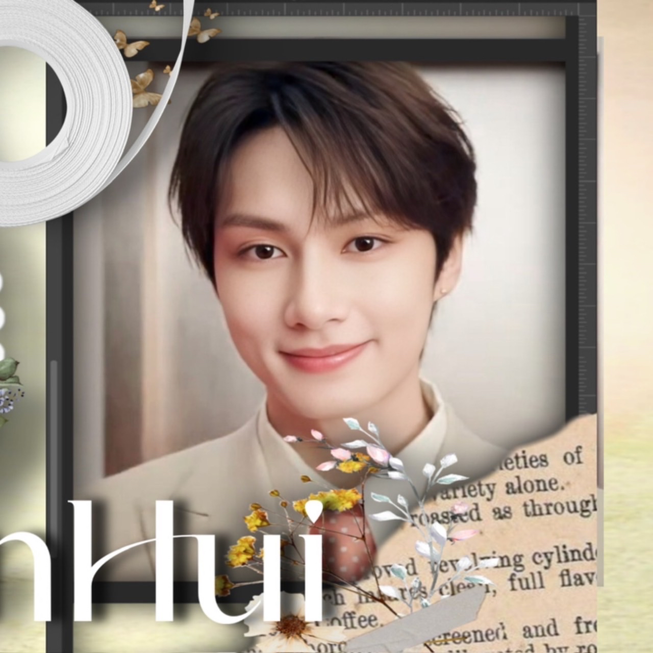Behind-the-scenes cut of Wen Junhui