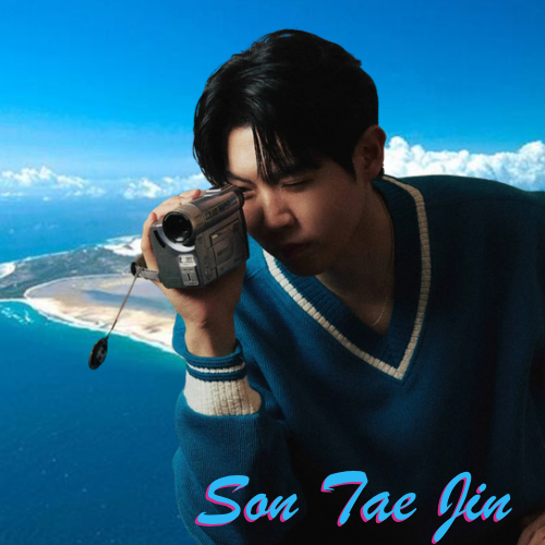 Behind-the-scenes cut of Son Taejin