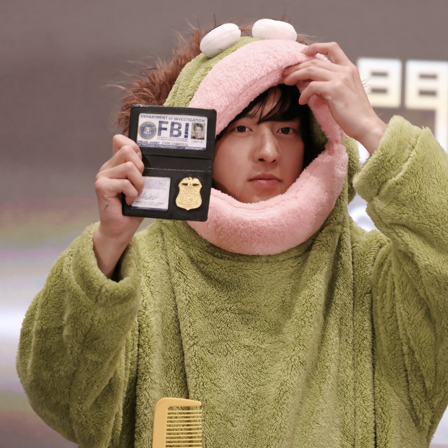 A moment captured by a fan of Chanyeol