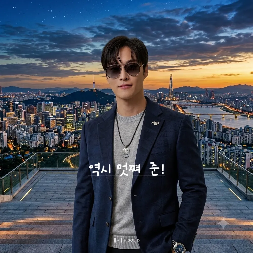 Behind-the-scenes cut of Heo Namjun