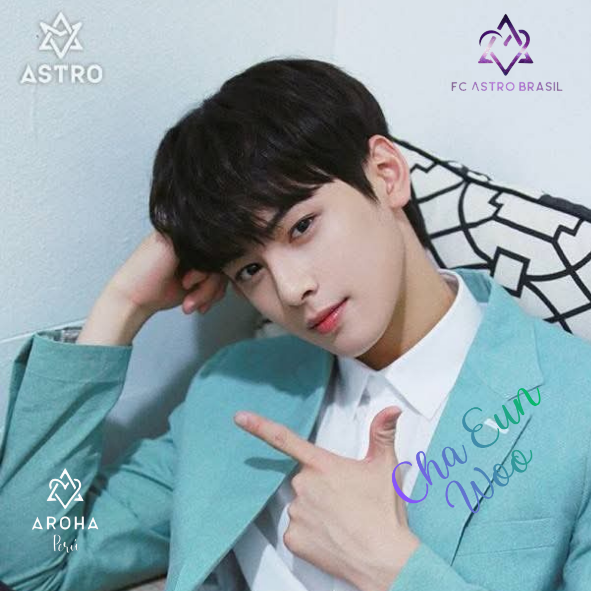 A moment captured by a fan of Cha Eunwoo