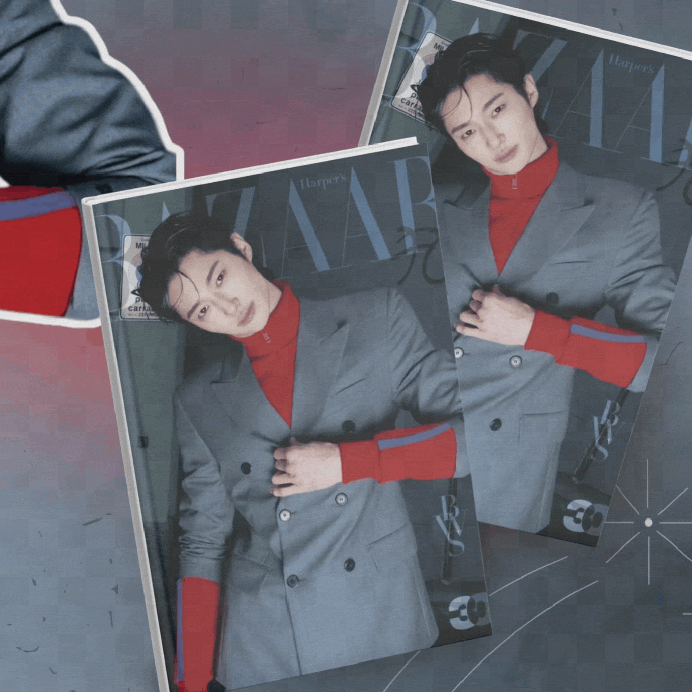 A moment captured by a fan of Byeon Wooseok