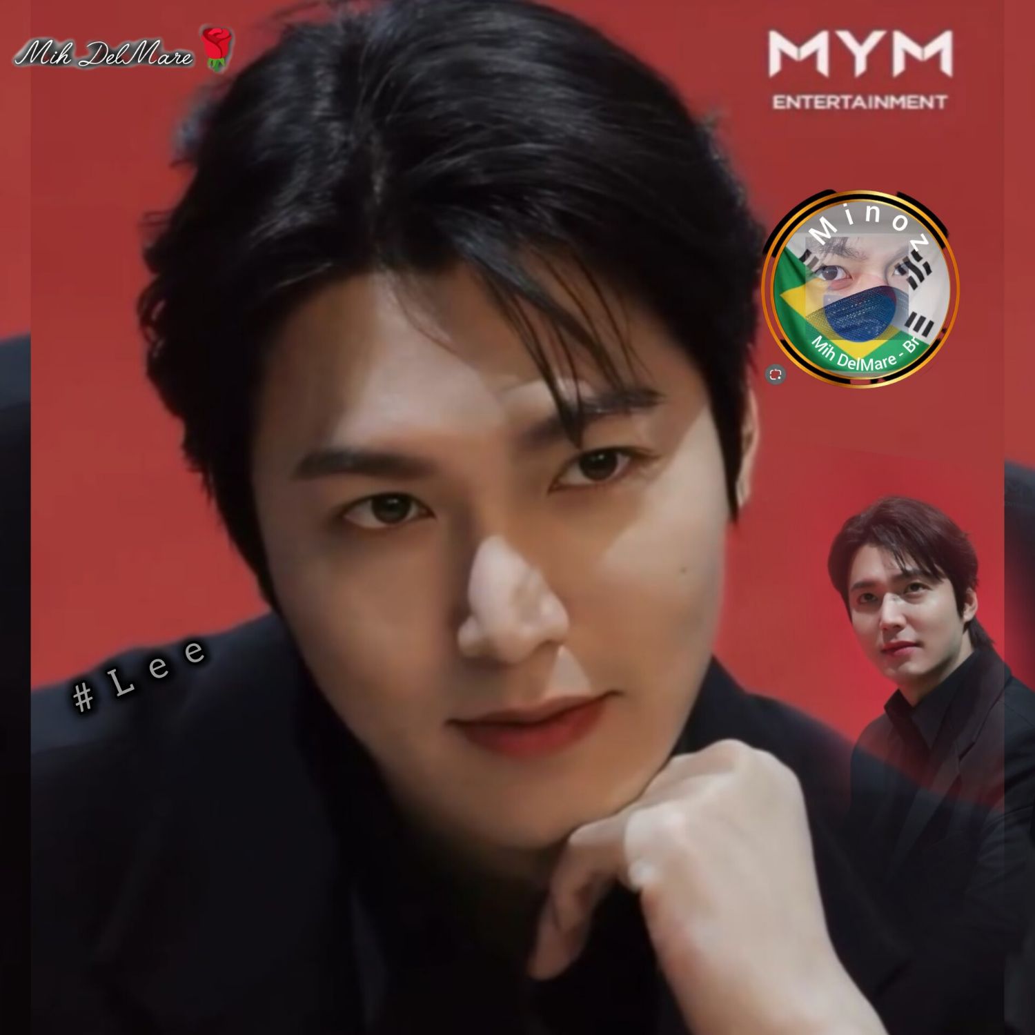 粉絲拍下的李敏鎬瞬間