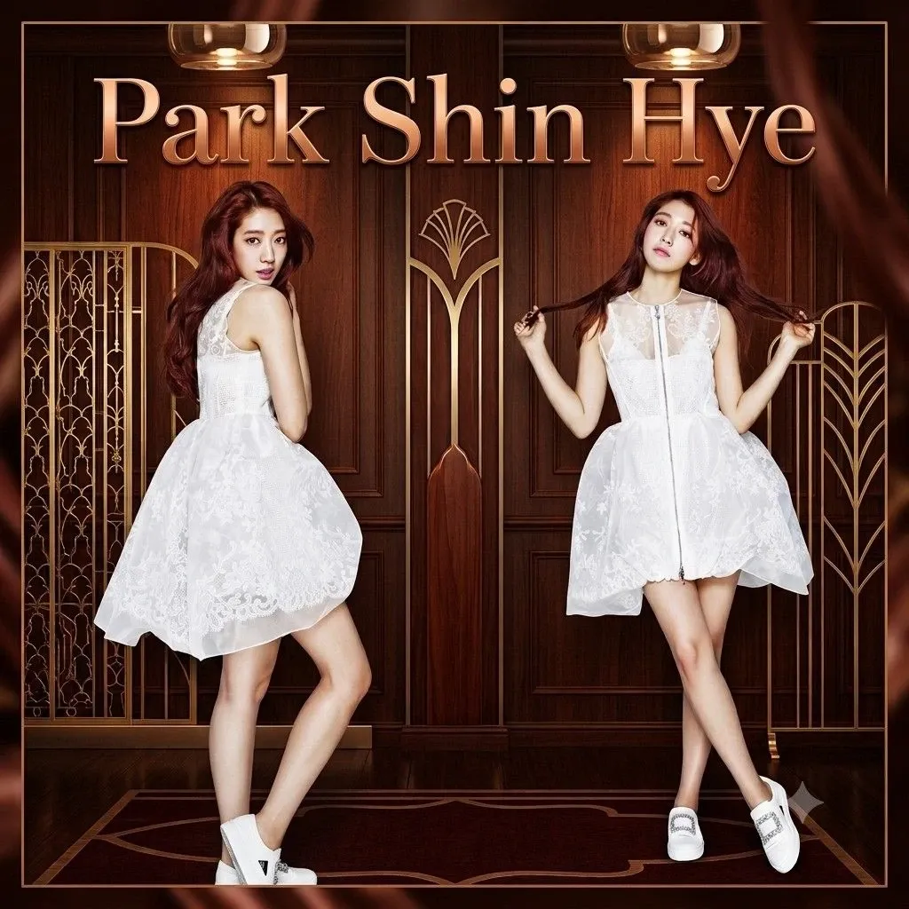 Behind-the-scenes cut of Park Shinhye