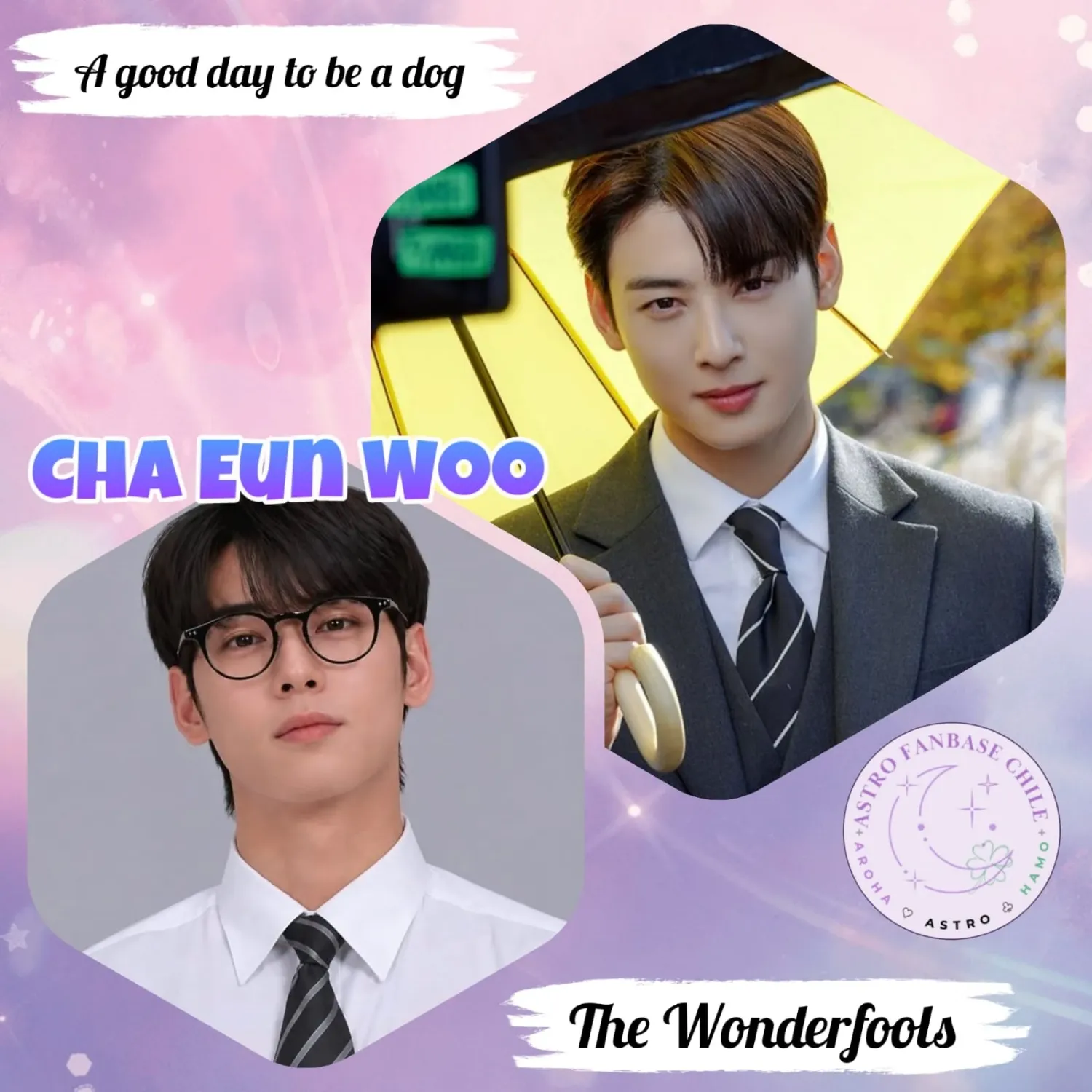 Recent activity shot of Cha Eunwoo