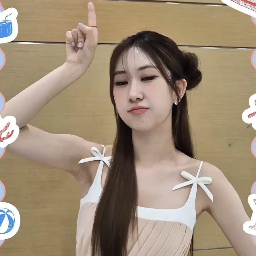 Behind-the-scenes cut of Jeon Yujin