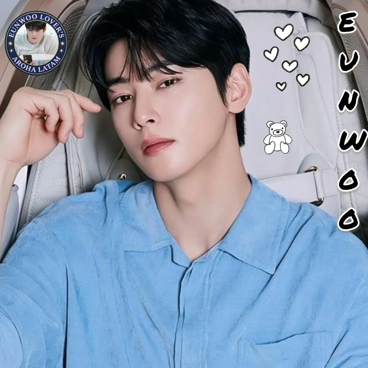 Behind-the-scenes cut of Cha Eunwoo