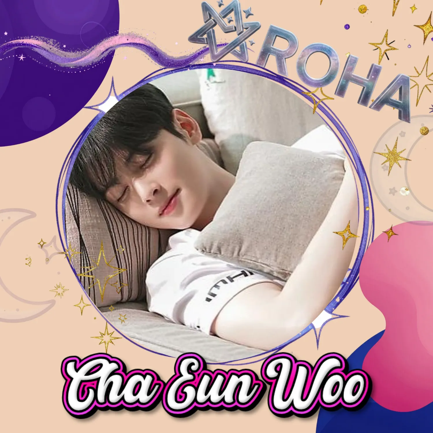 Behind-the-scenes cut of Cha Eunwoo