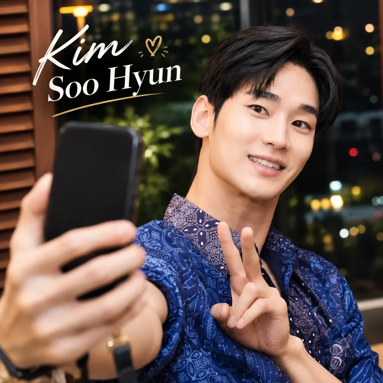 Recent activity shot of Kim Soohyun