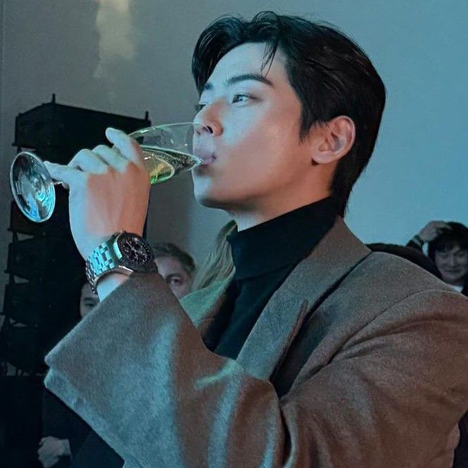 Recent activity shot of Cha Eunwoo