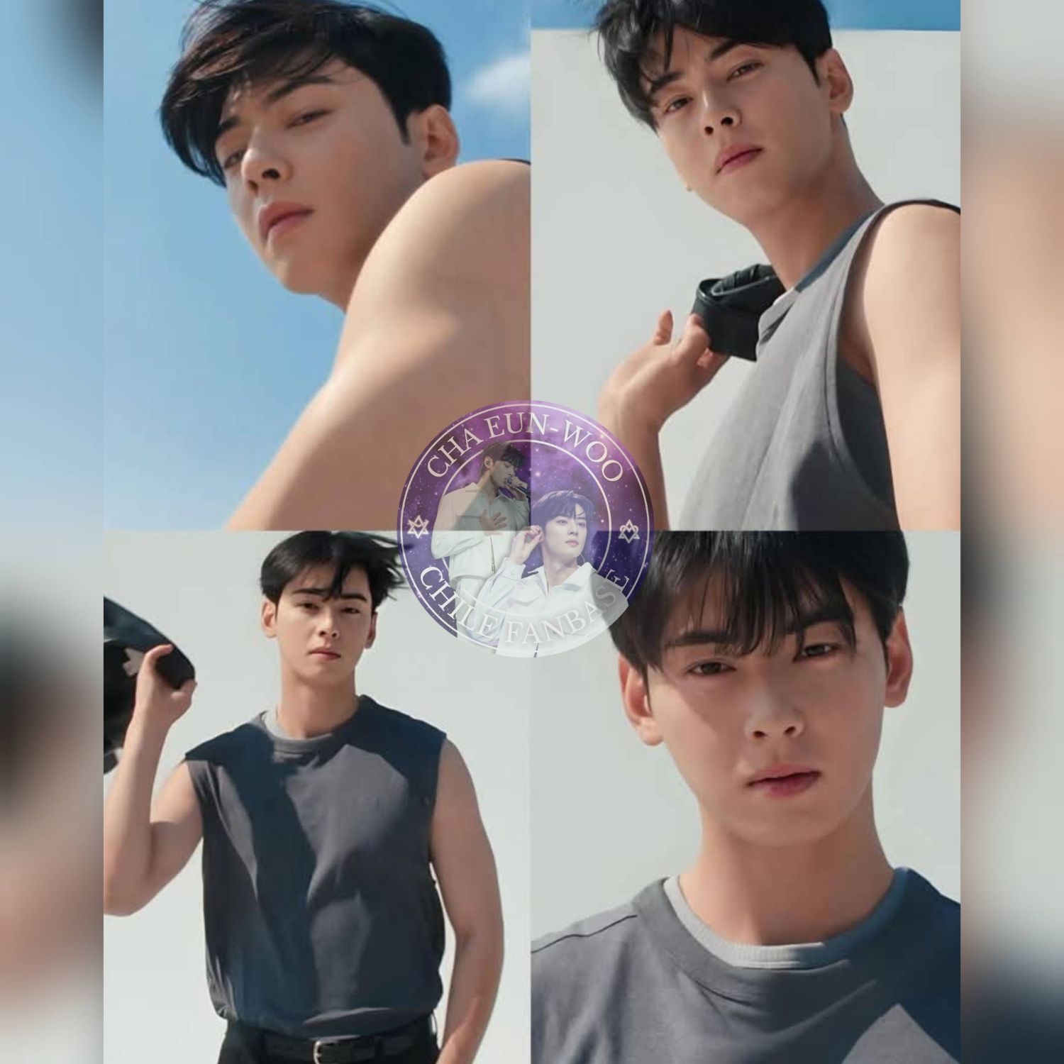 Behind-the-scenes cut of Cha Eunwoo