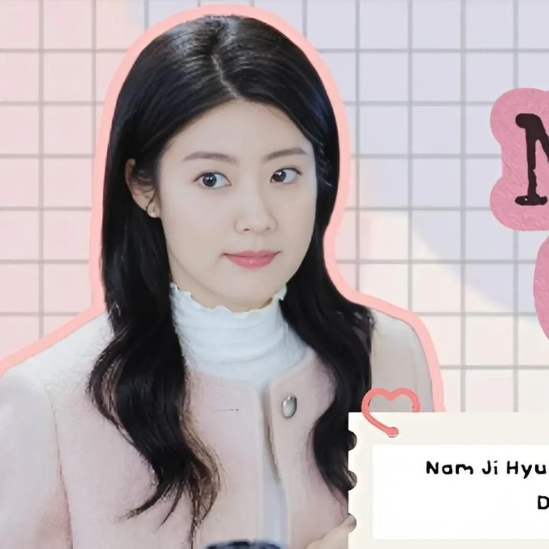 Behind-the-scenes cut of Nam Jihyeon