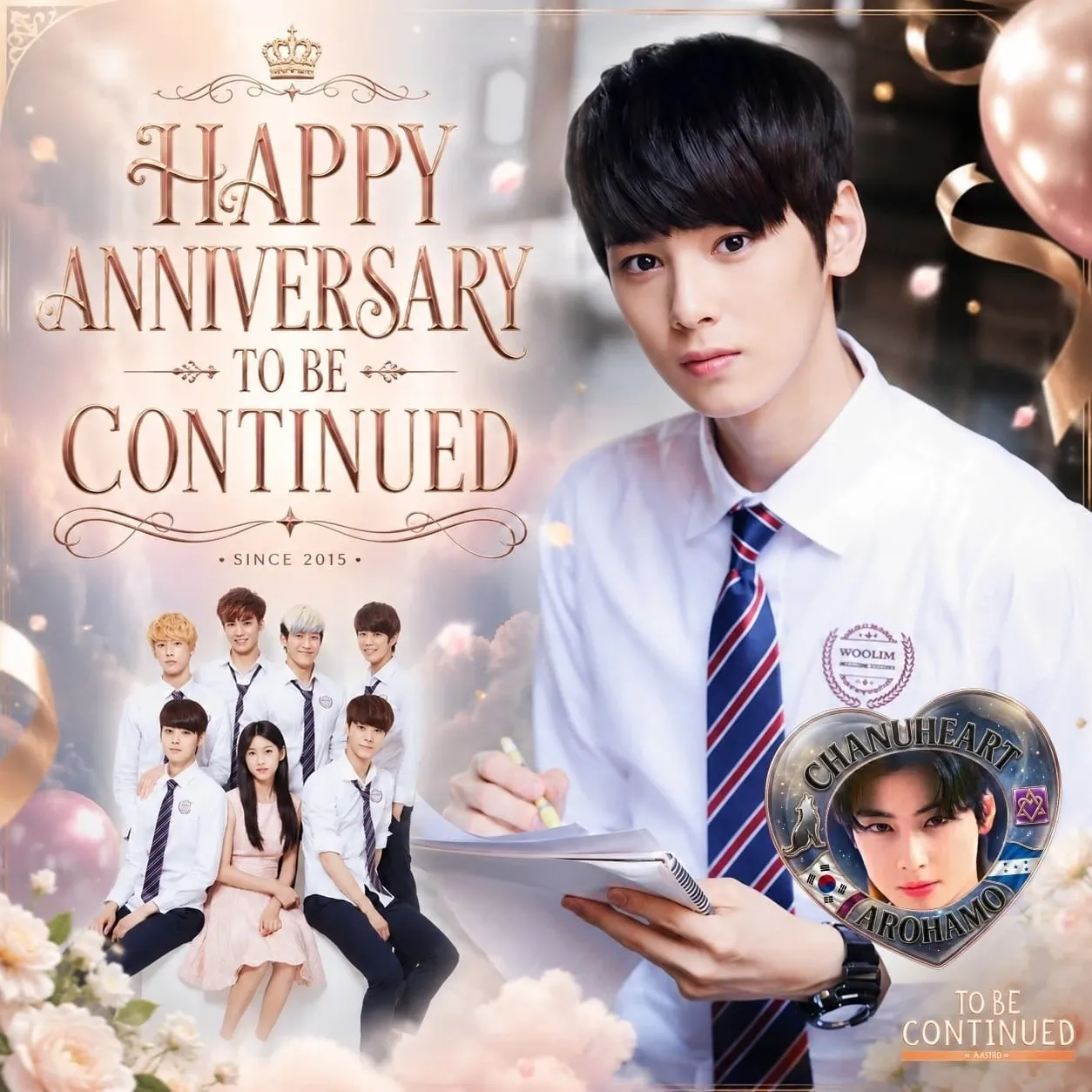 Recent activity shot of Cha Eunwoo