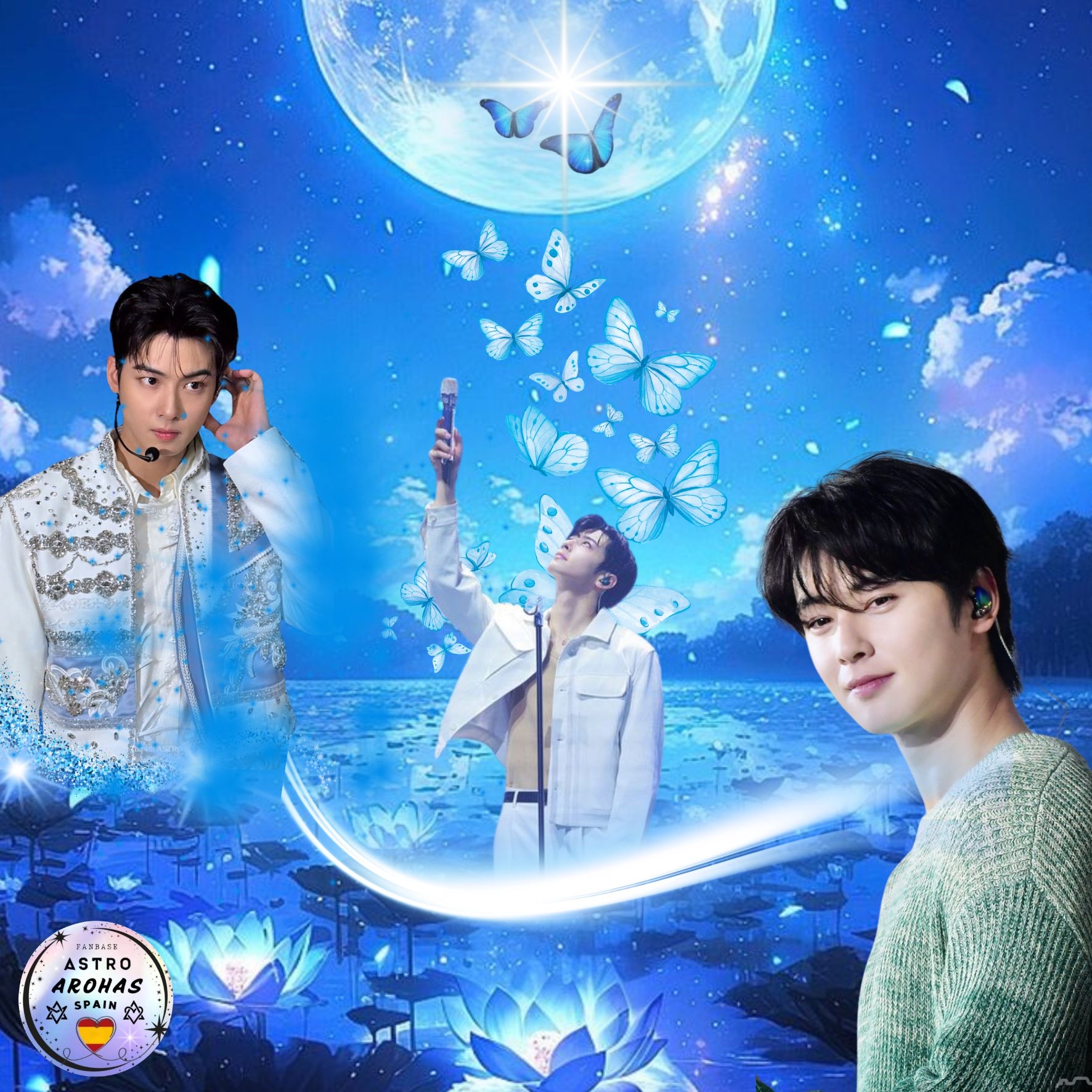 A moment captured by a fan of Cha Eunwoo