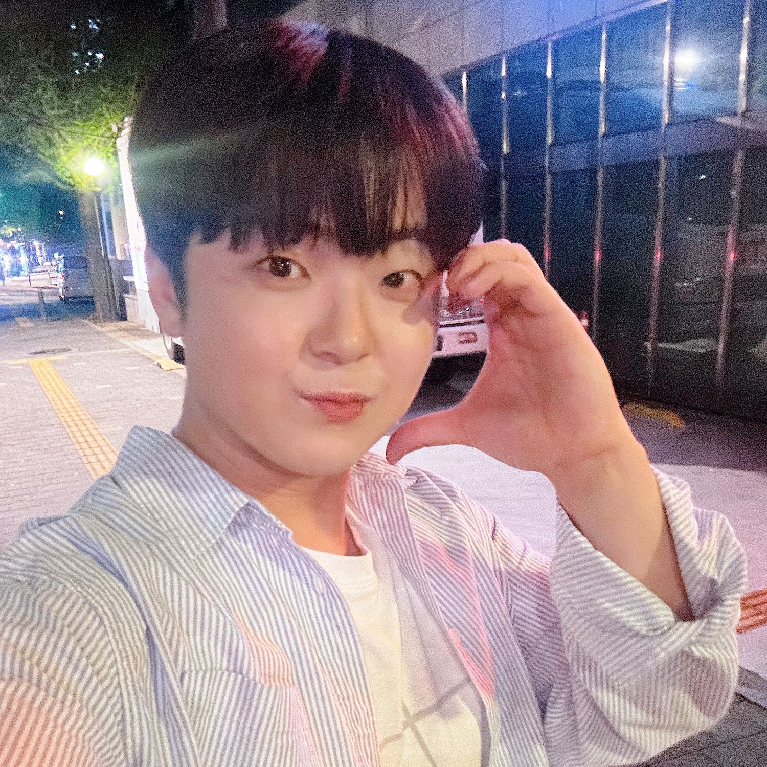 Behind-the-scenes cut of Park Minsu