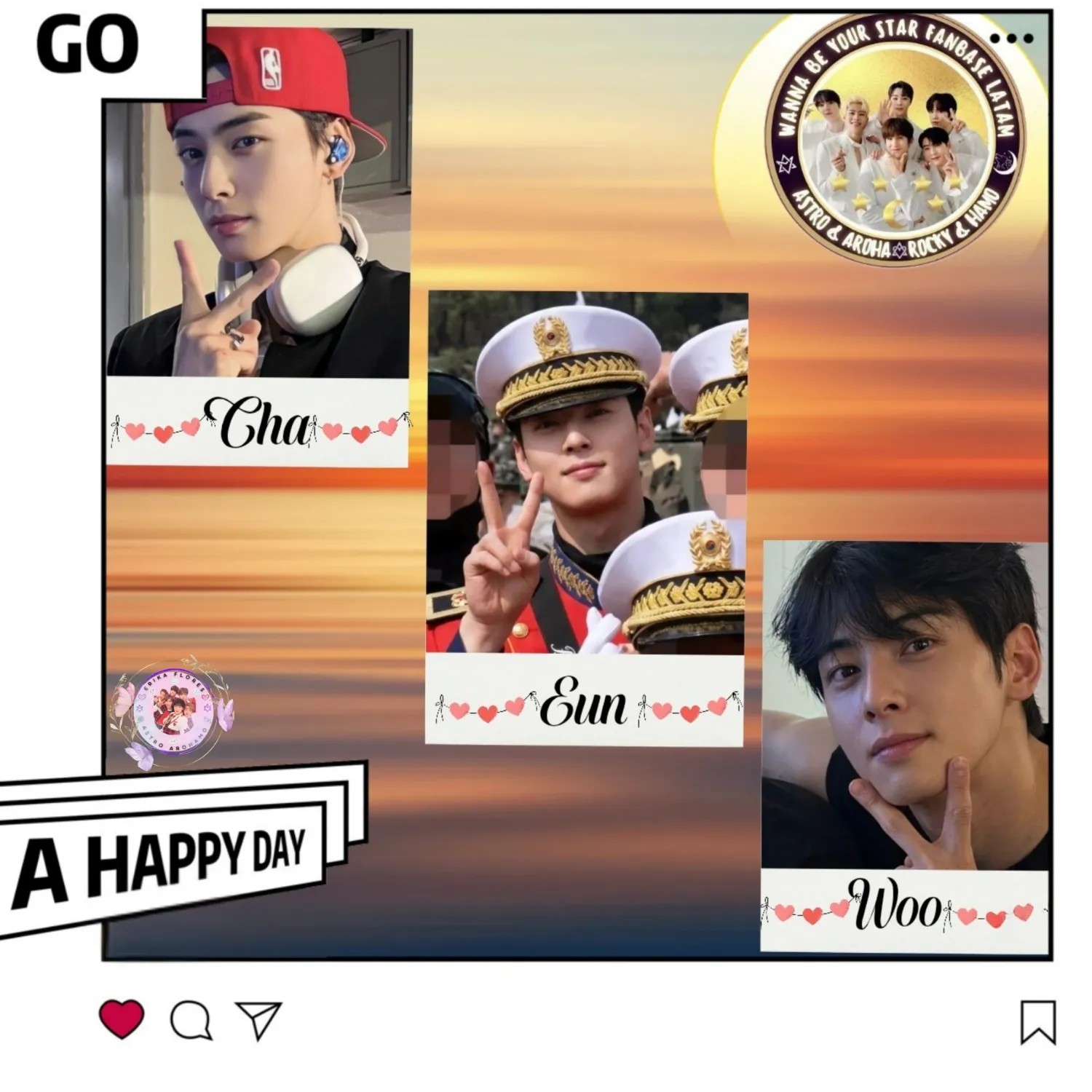 Recent activity shot of Cha Eunwoo