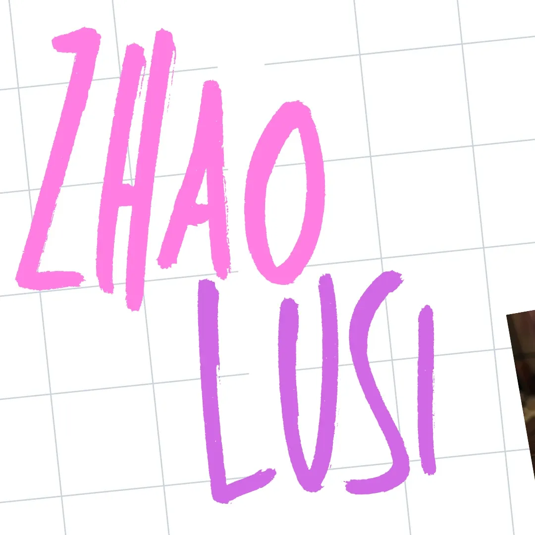A moment captured by a fan of Zhao Lusi