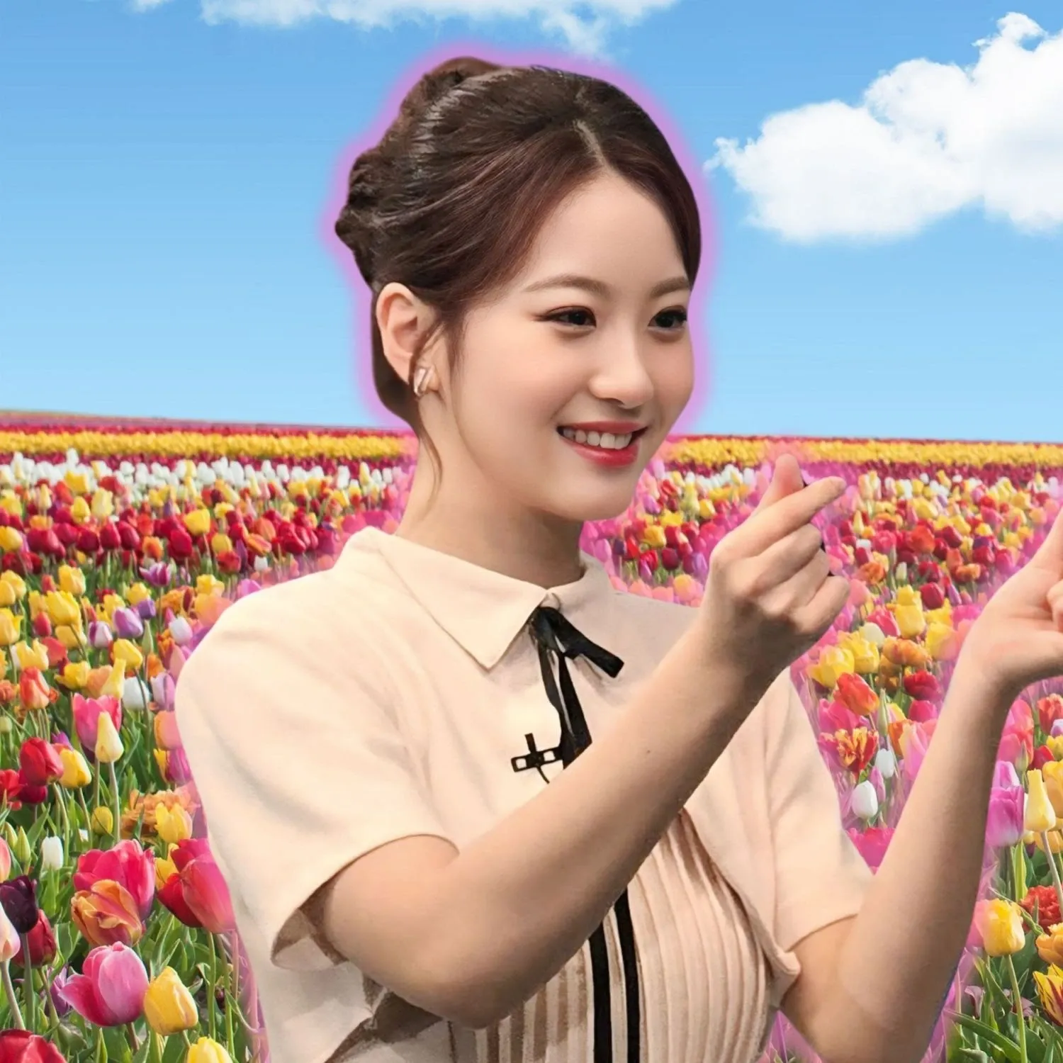 A moment captured by a fan of Oh Yujin