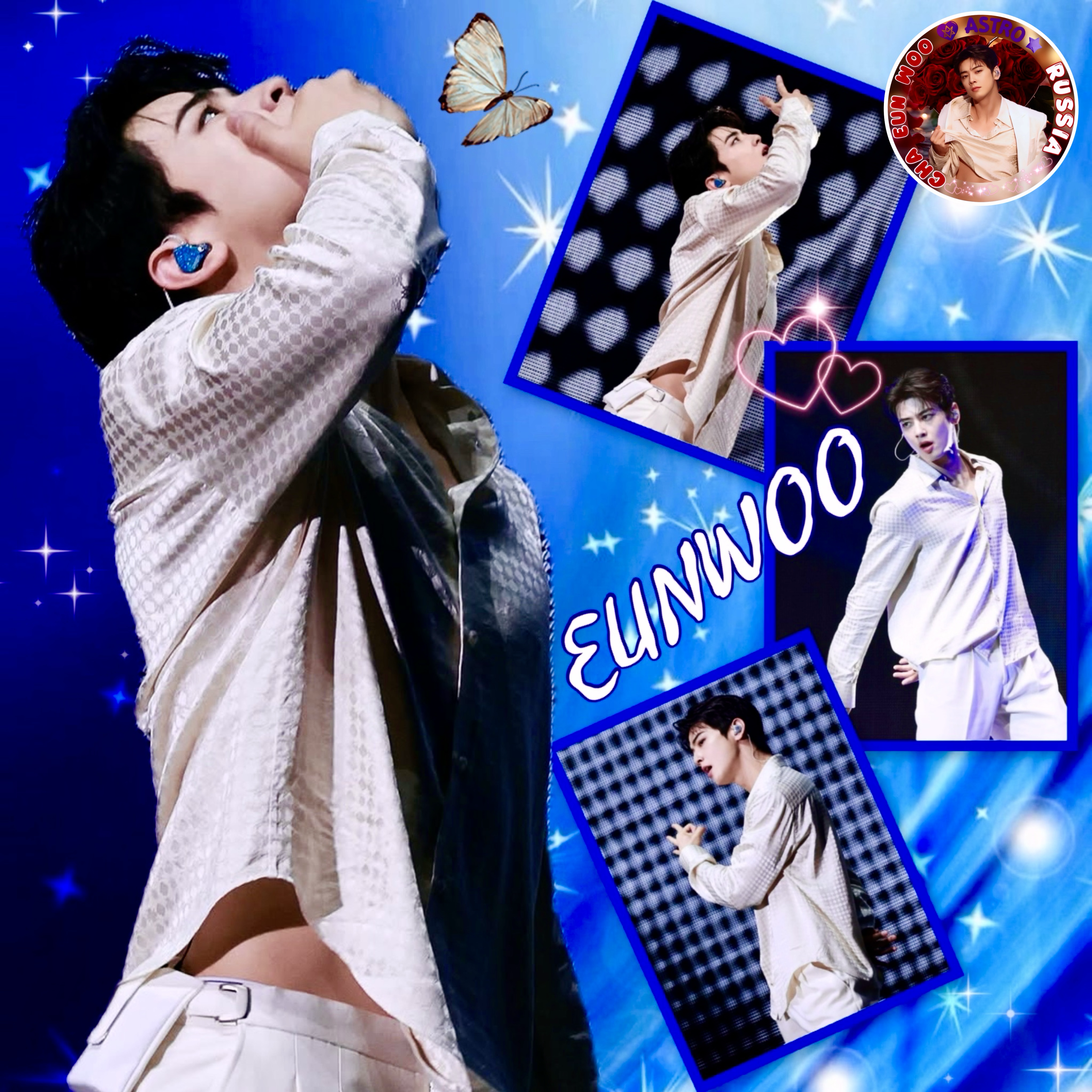 Behind-the-scenes cut of Cha Eunwoo