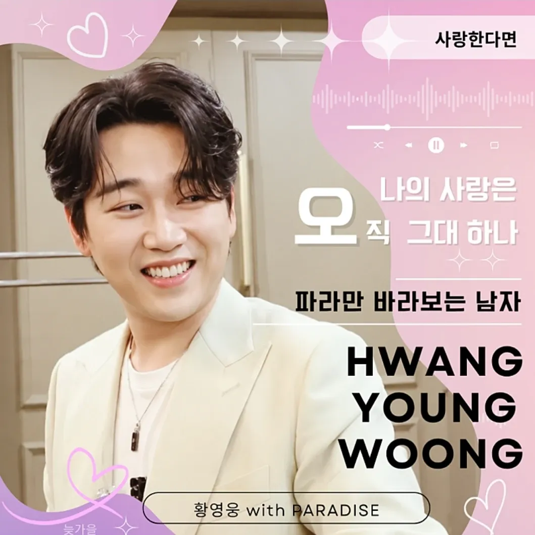 Behind-the-scenes cut of Hwang Youngwoong