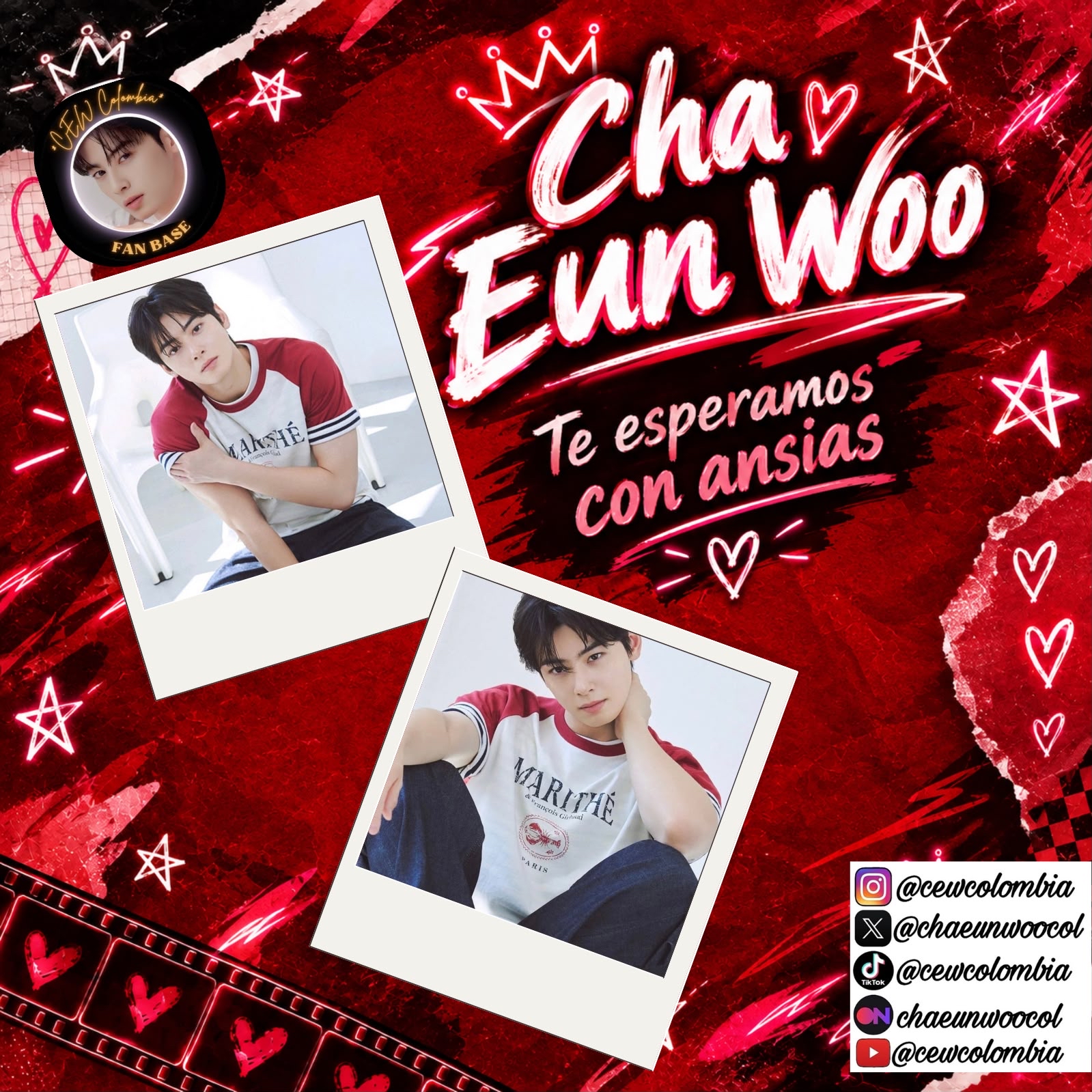 Behind-the-scenes cut of Cha Eunwoo