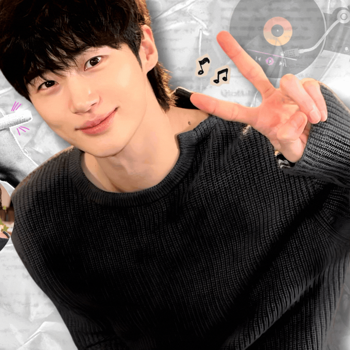 Recent activity shot of Byeon Wooseok