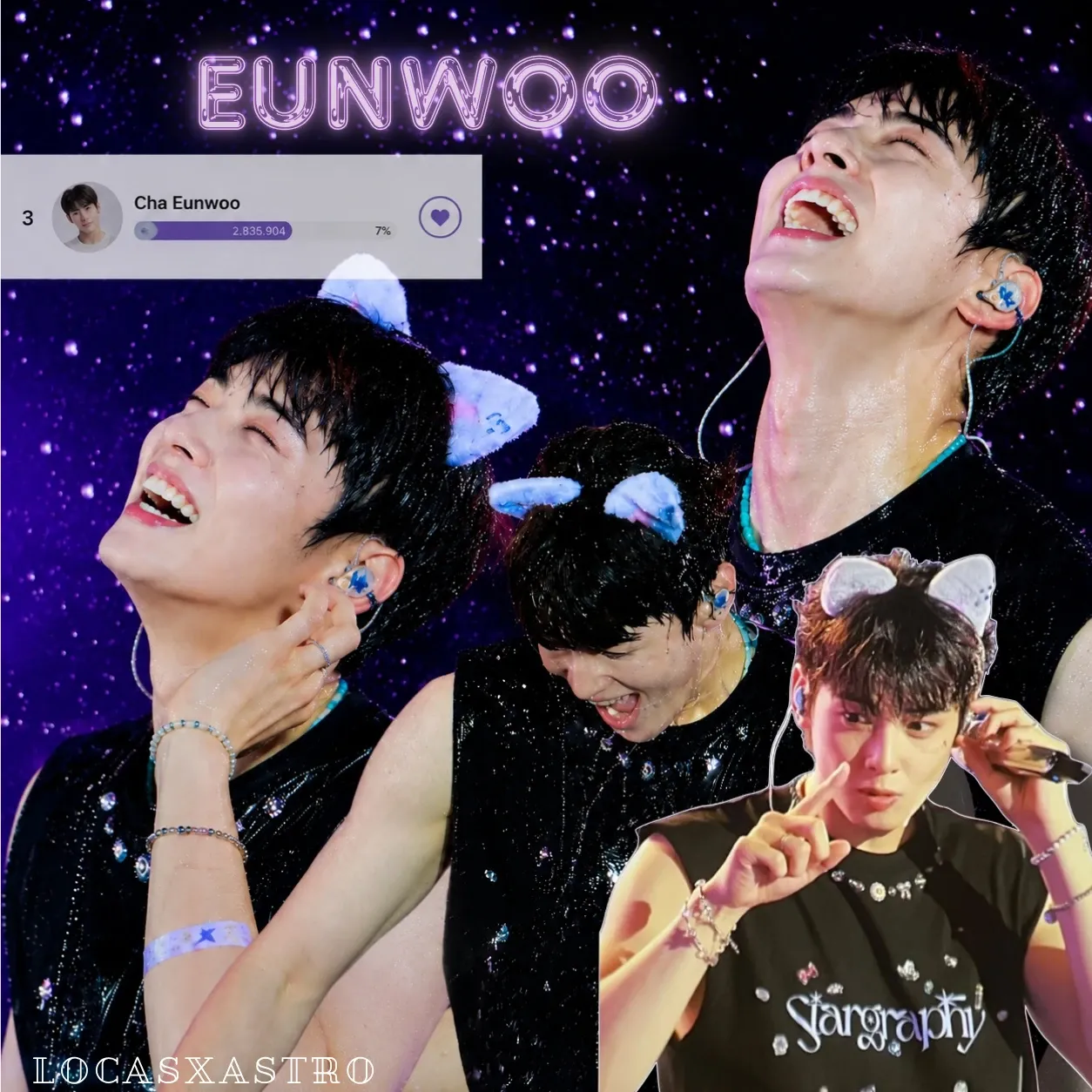 Behind-the-scenes cut of Cha Eunwoo