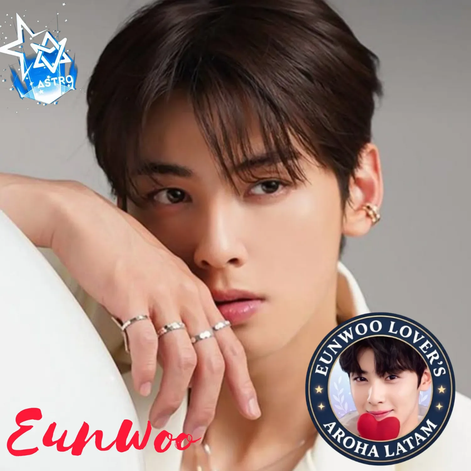 Behind-the-scenes cut of Cha Eunwoo