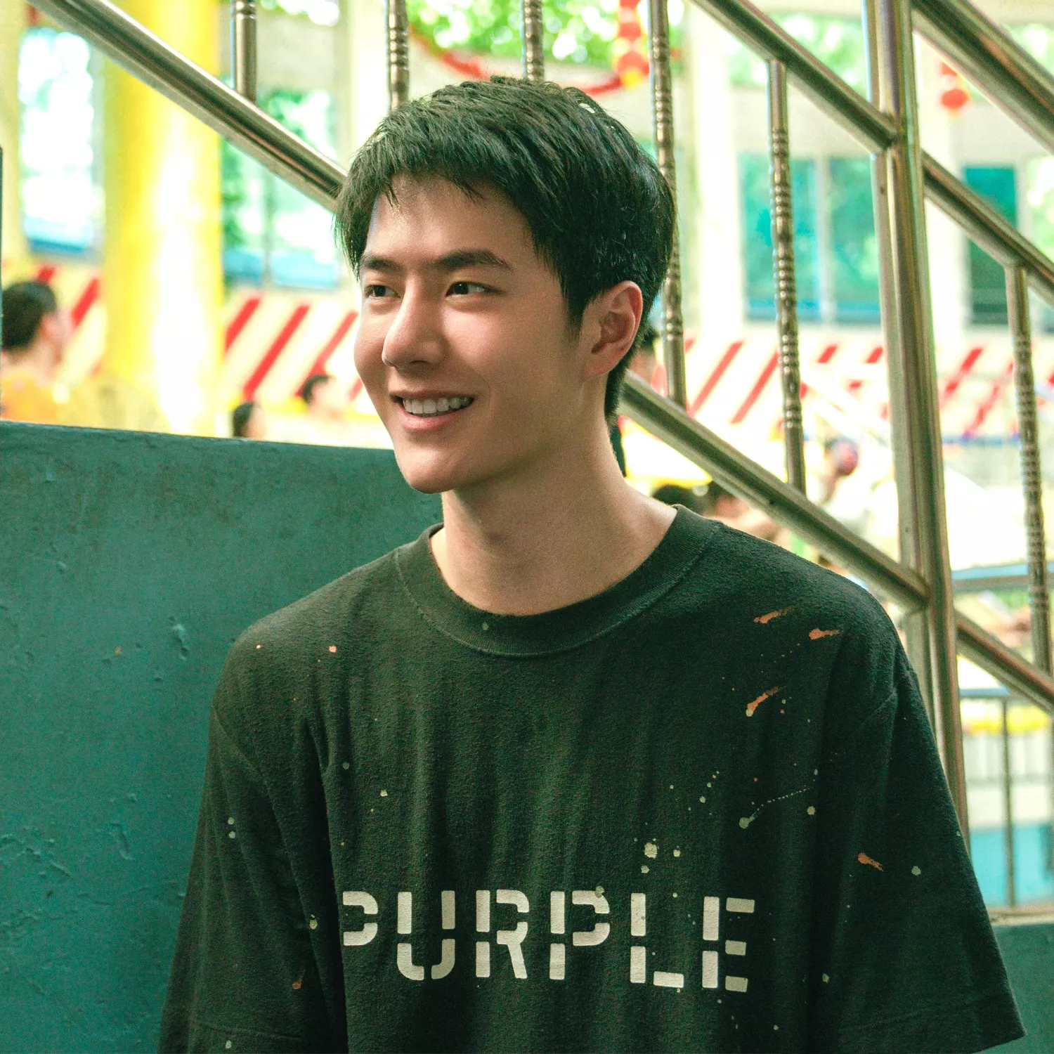 Recent activity shot of Wang Yibo