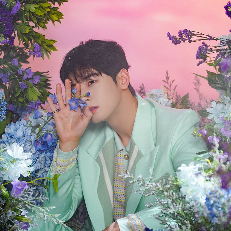 Recent activity shot of Cha Eunwoo