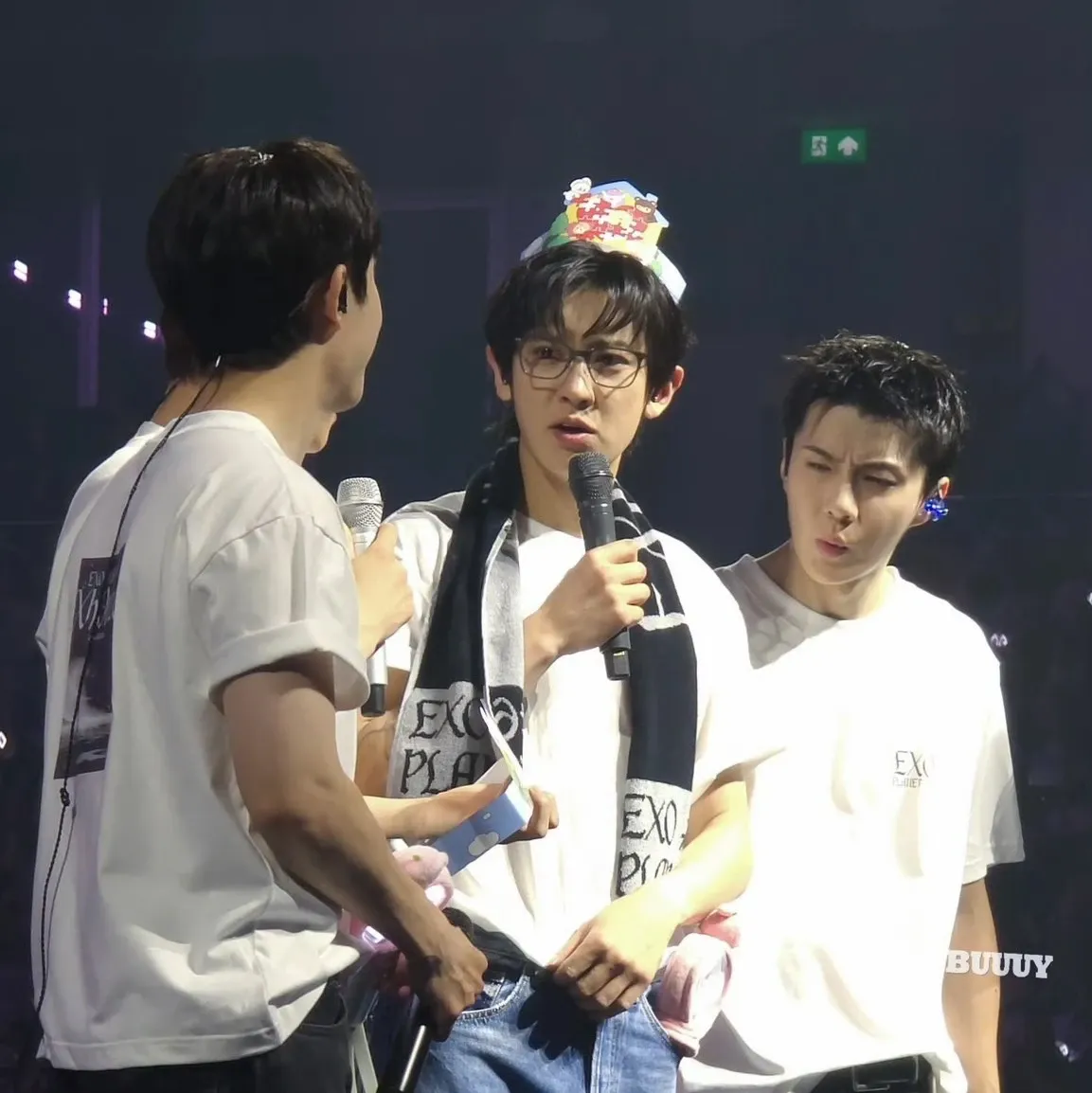 Recent activity shot of Chanyeol