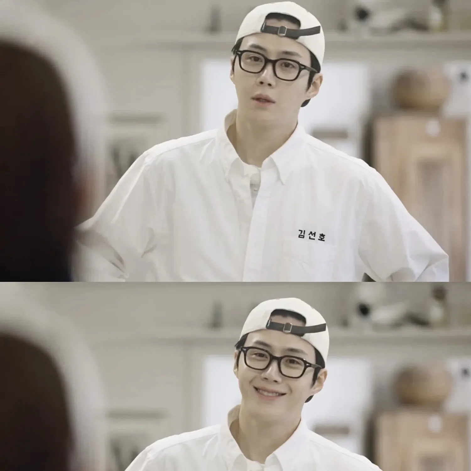 A moment captured by a fan of Kim Seonho