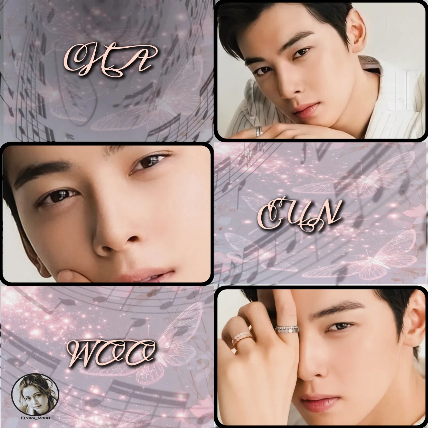 Behind-the-scenes cut of Cha Eunwoo