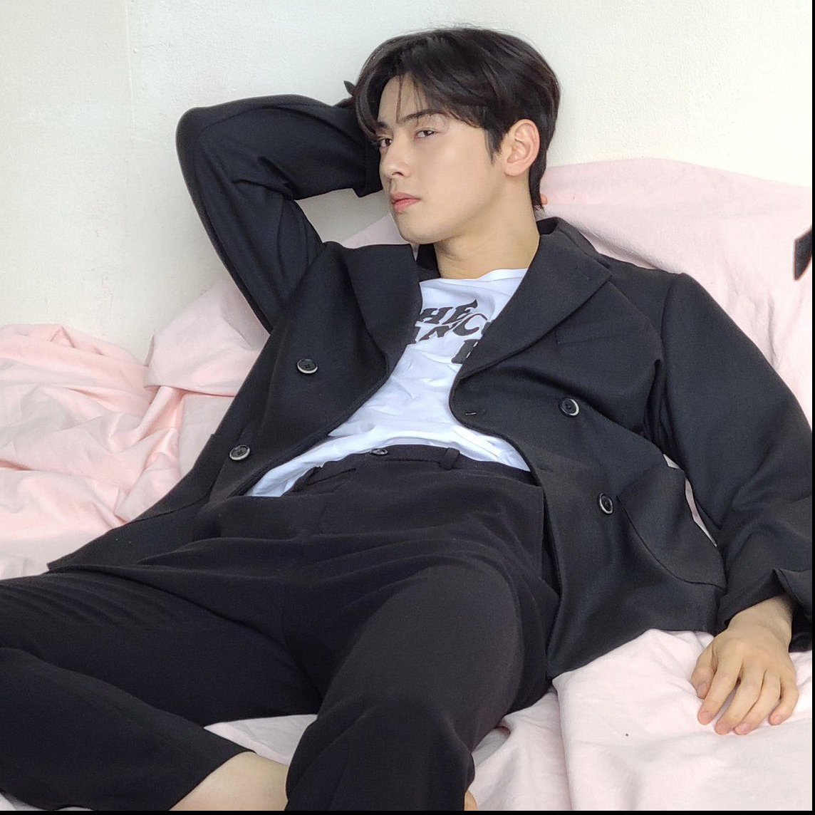 A moment captured by a fan of Cha Eunwoo