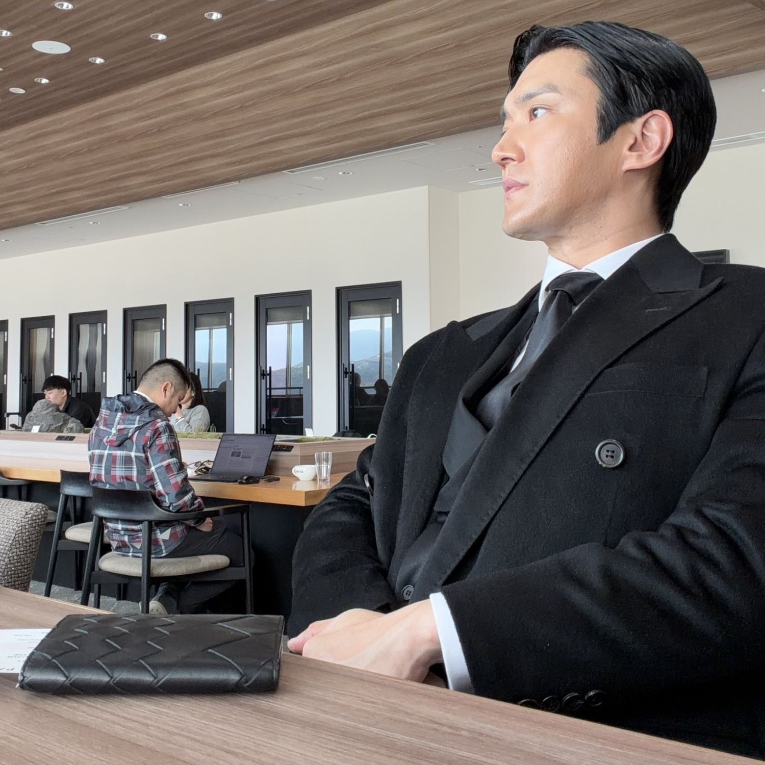 Recent activity shot of Choi Siwon