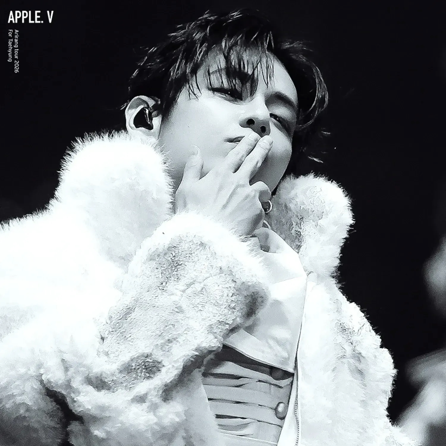 A moment captured by a fan of Kim Taehyung (V)