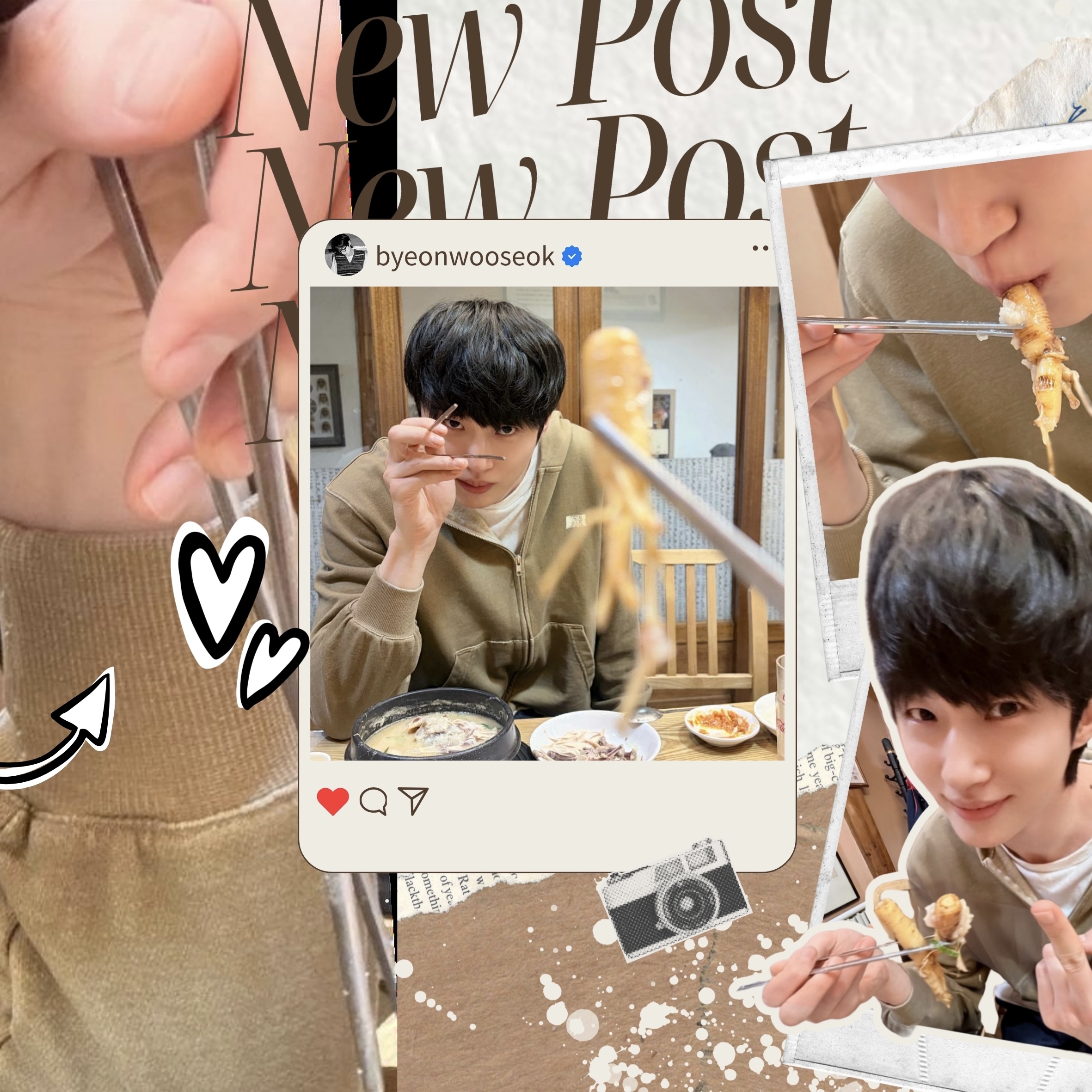 A moment captured by a fan of Byeon Wooseok