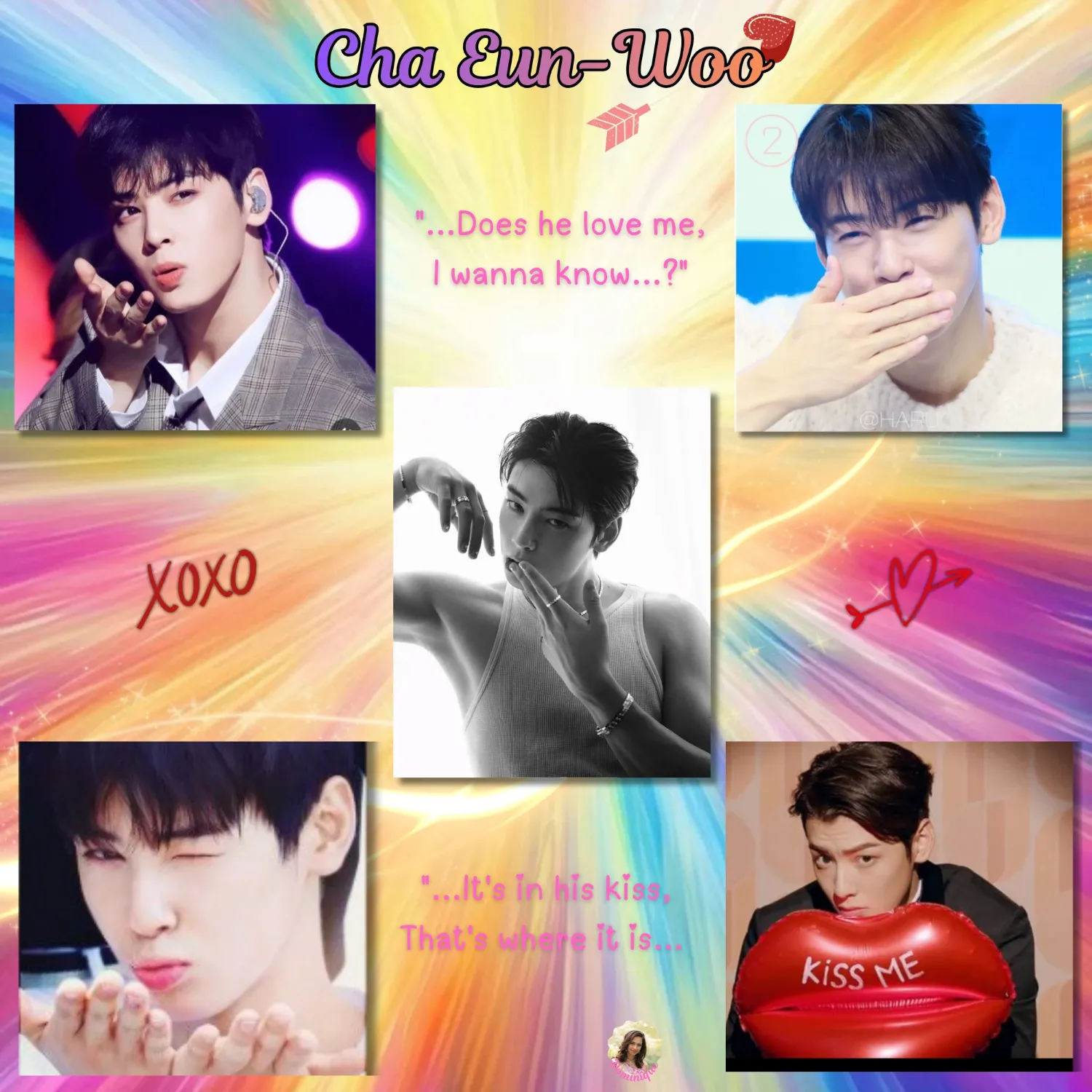 Recent activity shot of Cha Eunwoo