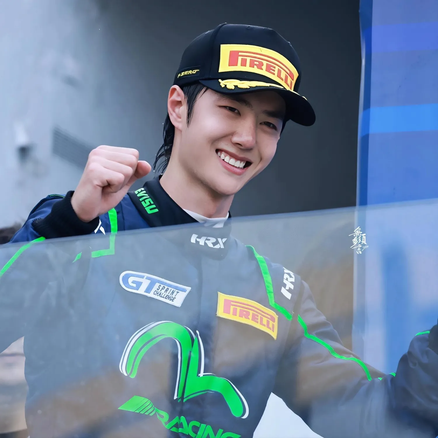 A moment captured by a fan of Wang Yibo