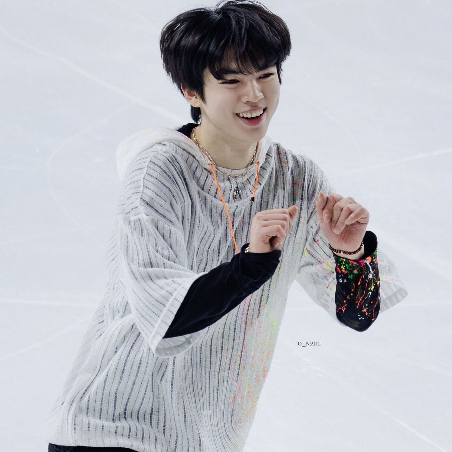 A moment captured by a fan of Cha Junhwan