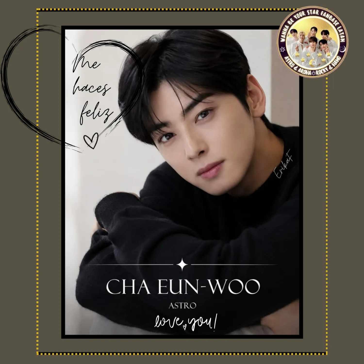 A moment captured by a fan of Cha Eunwoo