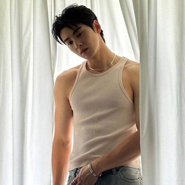 Behind-the-scenes cut of Cha Eunwoo