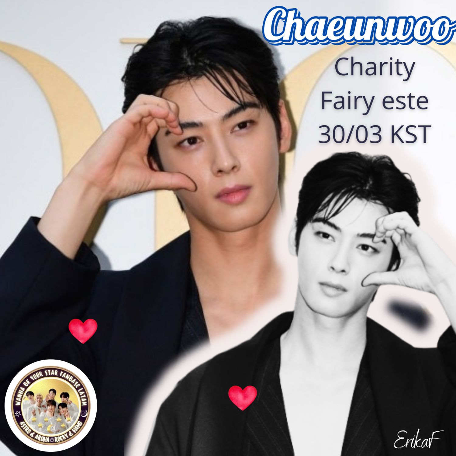 A moment captured by a fan of Cha Eunwoo