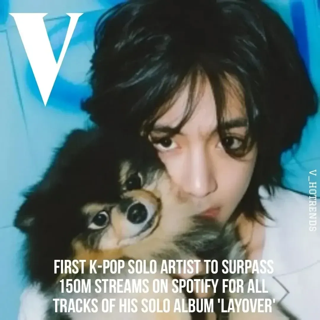 Recent activity shot of Kim Taehyung (V)