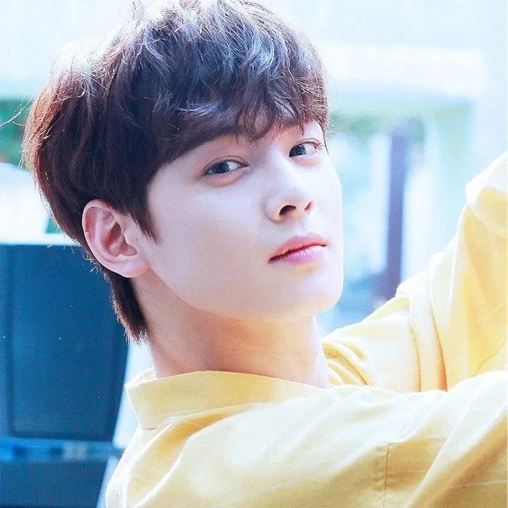 A moment captured by a fan of Cha Eunwoo