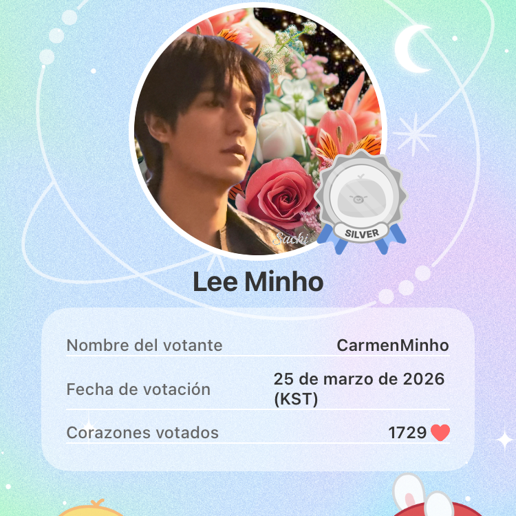 Recent activity shot of Lee Minho